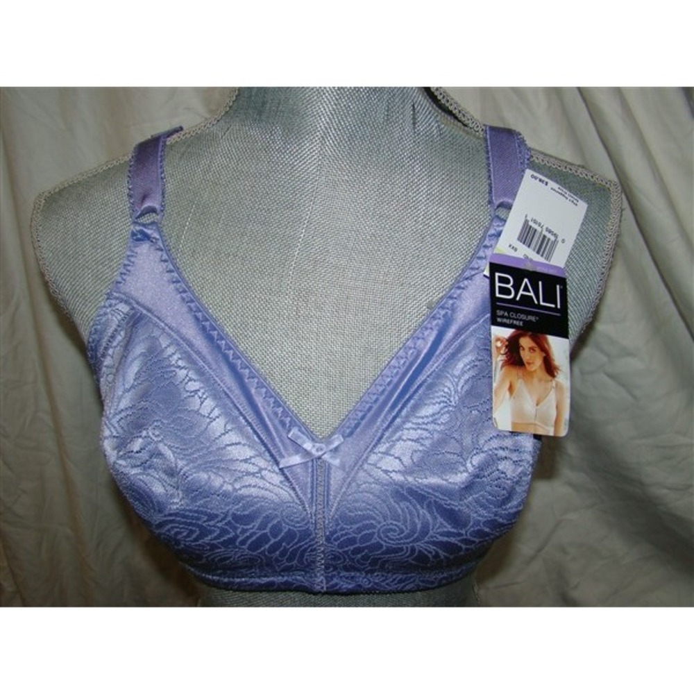 NWOT Bali 36B Double Support Spa Closure Bra 3372 Purple 132300